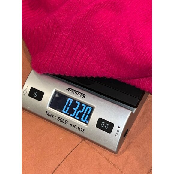 Re/Done Fushia  V-Neck Wool Cashmere  Pullover Sweater Women's Size M Medium - Picture 8 of 8